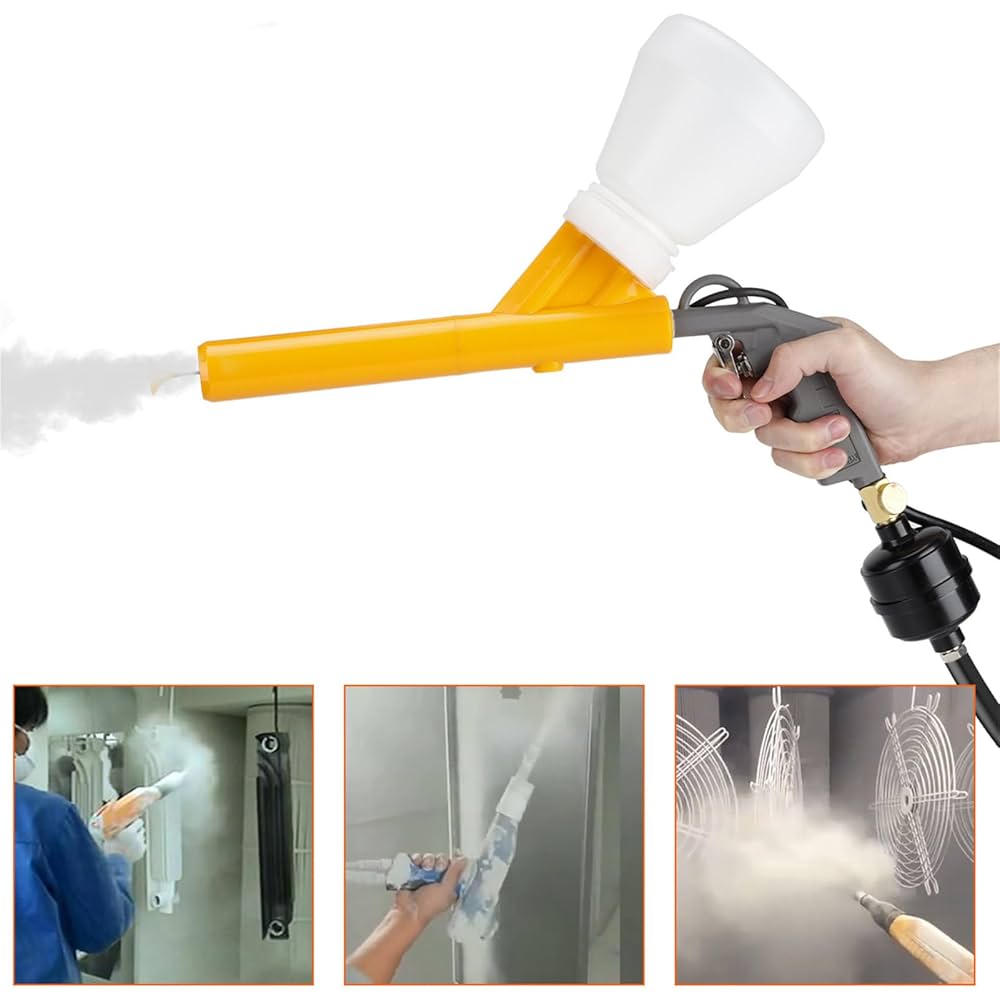 乳液・ミルク gun Amazon.com : Powder Coating Gun Portable Manual Spray Gun